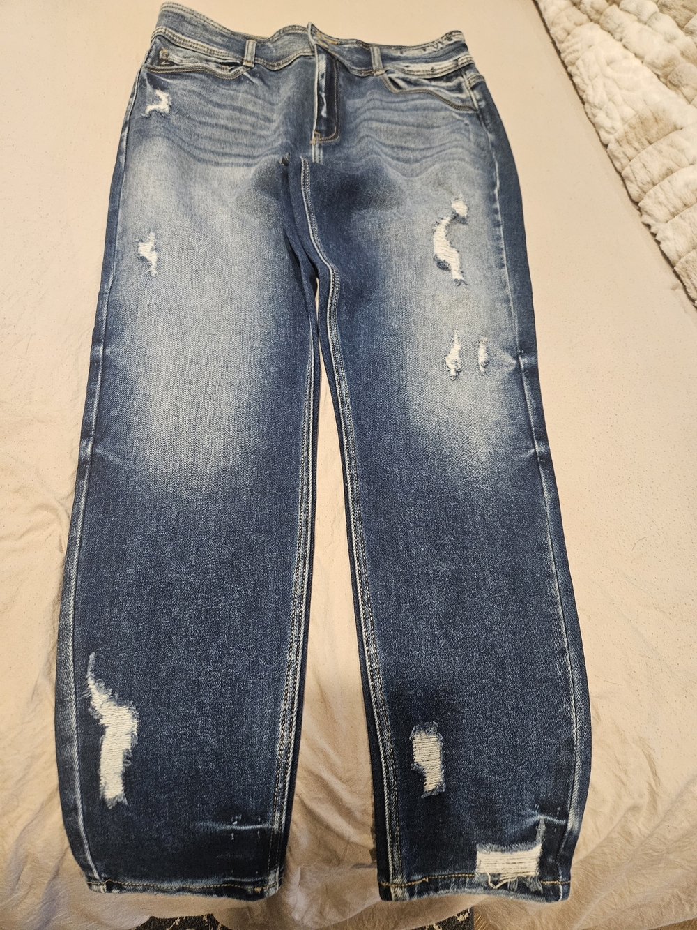 KanCan Ripped Medium Blue Skinny Jeans SIZE 15